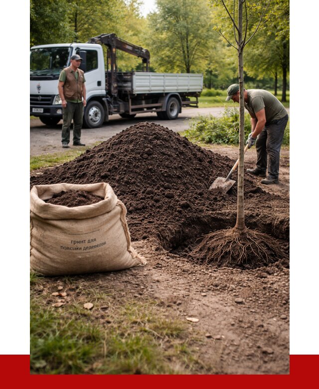 Грунт для посадки деревьев в Приморско-Ахтарске от 1217 р. | ПРОНЕРУДПрр