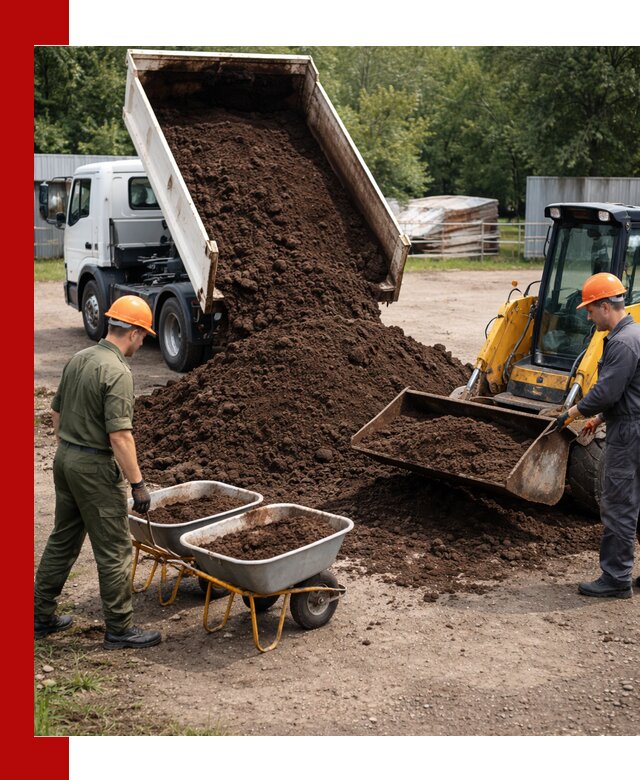 Доставка торфо-земляной смеси в Приморско-Ахтарске для огорода и ландшафта