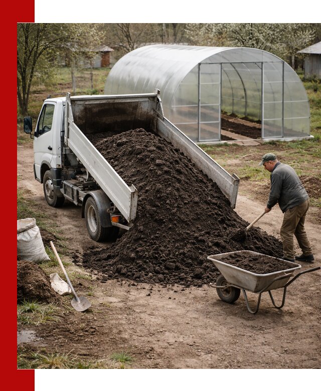Чернозем для теплицы с доставкой в Приморско-Ахтарске