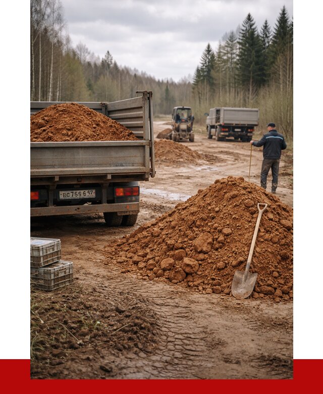 Глина и суглинки в Приморско-Ахтарске от 4562 р. за куб | ПРОНЕРУДПрр