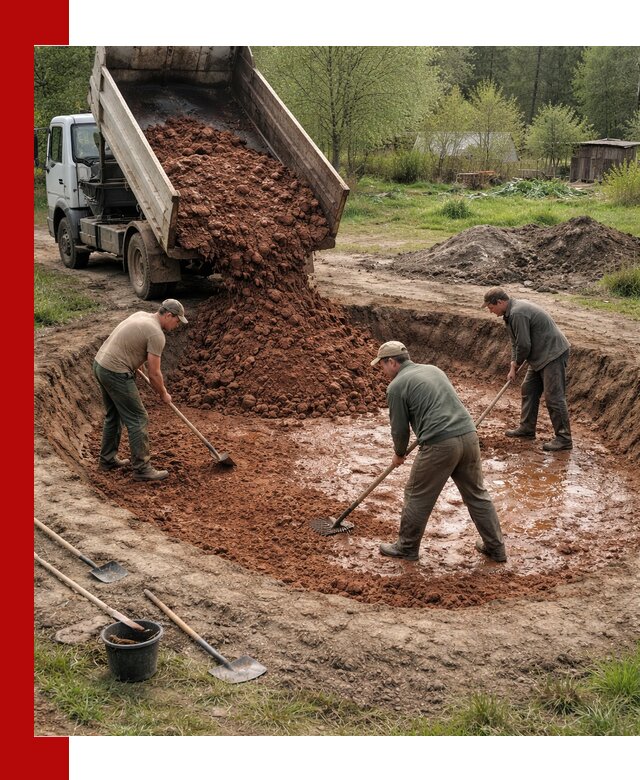 Купить качественную глину для пруда в Приморско-Ахтарске