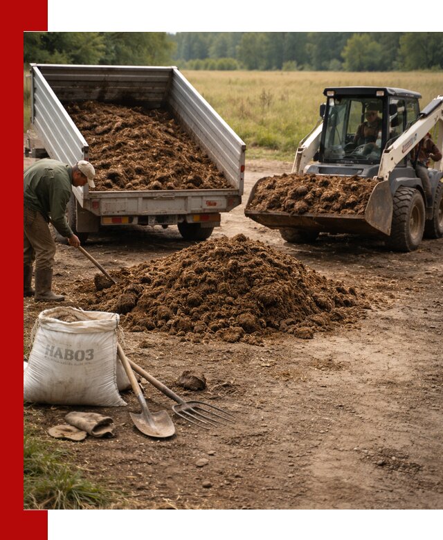 Доставка конского навоза в Приморско-Ахтарске с разгрузкой и доставкой на объект