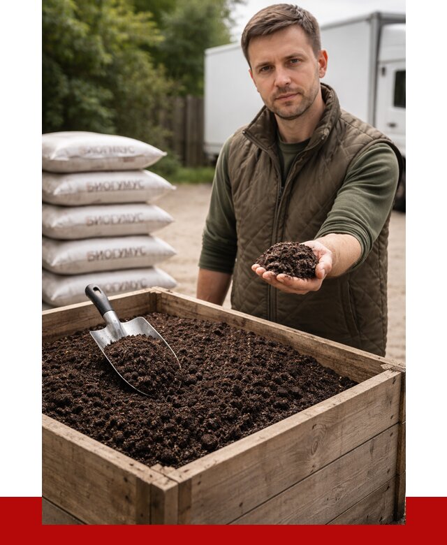 Купить биогумус в Приморско-Ахтарске с доставкой от 8617 р. за куб | ПРОНЕРУДПрр