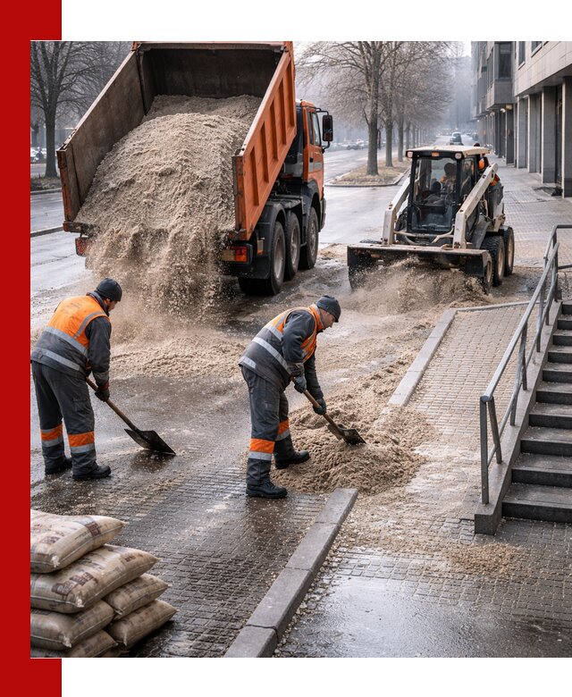 Поставка противогололедных материалов в Приморско-Ахтарске