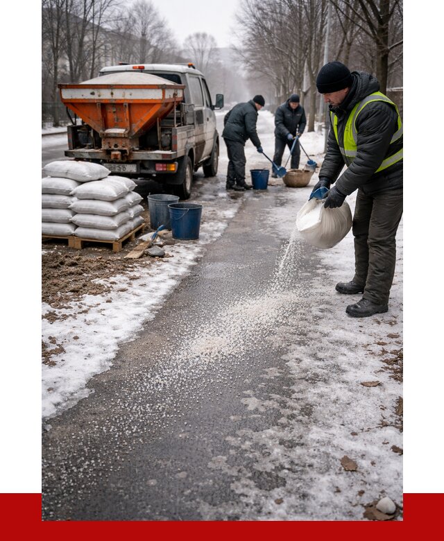 Реагент против гололеда в Приморско-Ахтарске с доставкой от 4562 р. | ПРОНЕРУДПрр