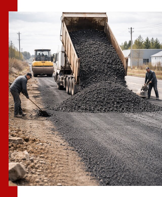 Асфальтовая крошка для дорог в Приморско-Ахтарске — поставка и доставка