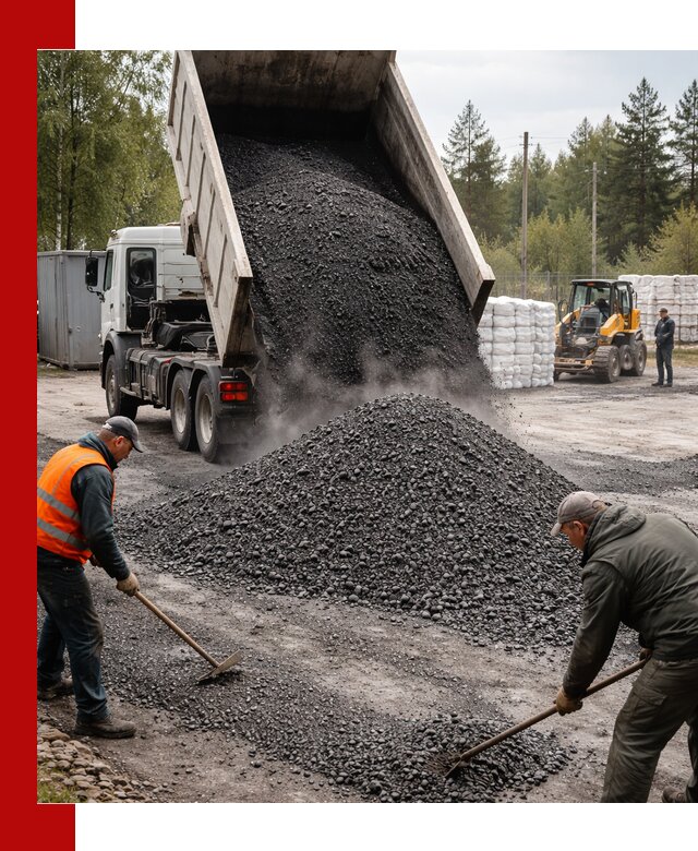 Доставка и продажа асфальтного гранулята в Приморско-Ахтарске