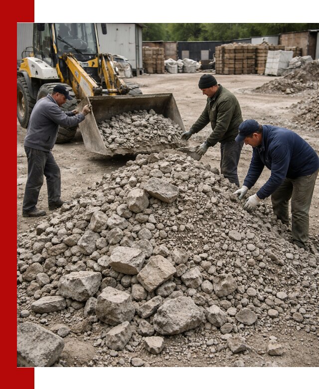 Демонтаж и вывоз бой бетона в Приморско-Ахтарске