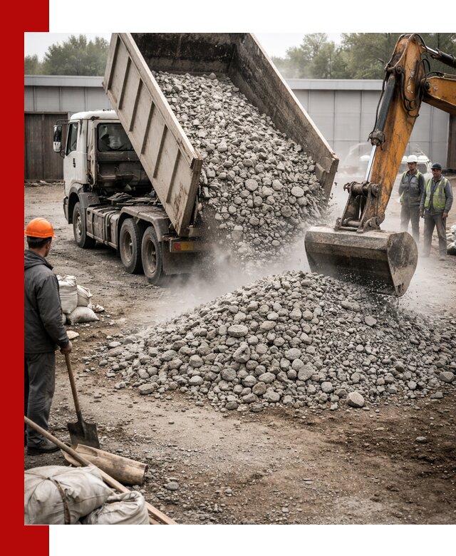 Доставка дробленого бетона в Приморско-Ахтарске оптом и в розницу
