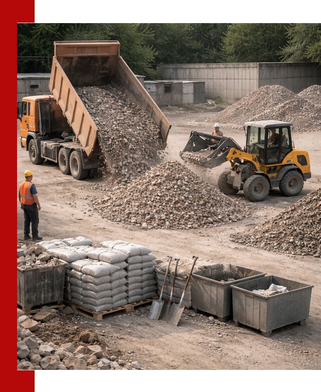 Вторичные материалы для отсыпки в Приморско-Ахтарске — поставка и доставка