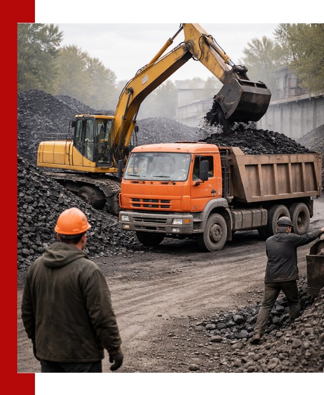 Доставка угля автотранспортом в Приморско-Ахтарске быстро и выгодно