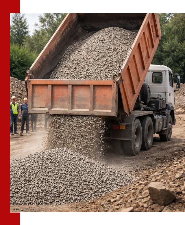 Доставка сыпучих материалов самосвалом в Приморско-Ахтарске быстро и надежно