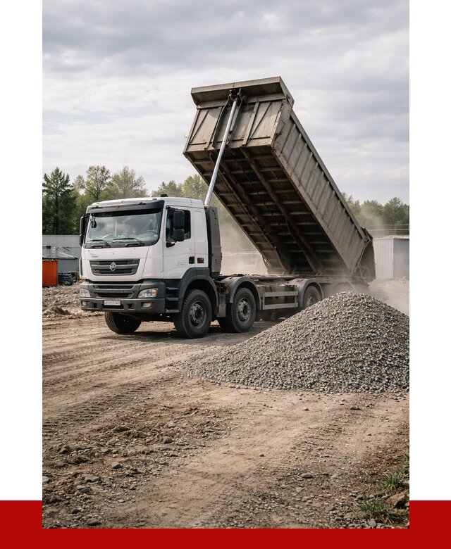 Доставка самосвалом 40 кубов в Приморско-Ахтарске от 9124 р. | ПРОНЕРУДПрр