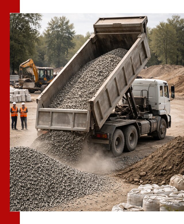 Аренда самосвала в Приморско-Ахтарске для доставки сыпучих и нерудных материалов