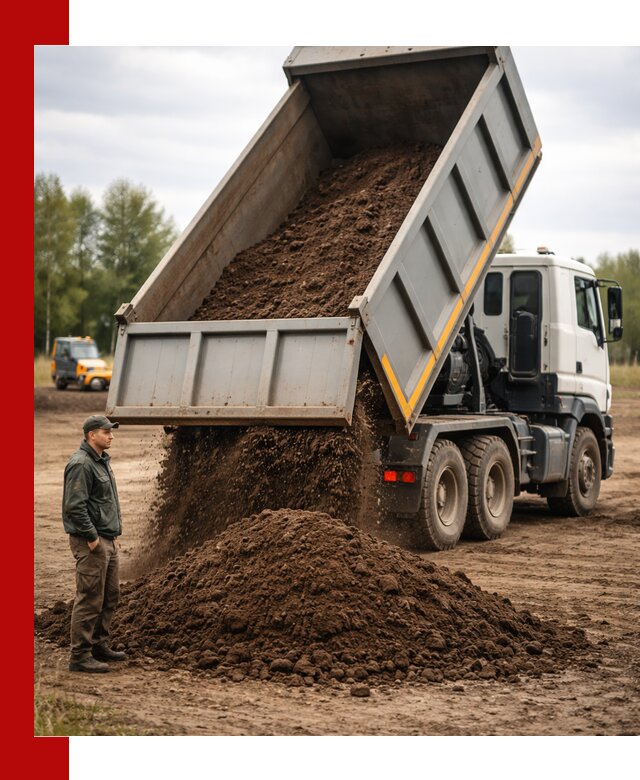 Аренда самосвала с водителем в Приморско-Ахтарске для сыпучих грузов и навоза