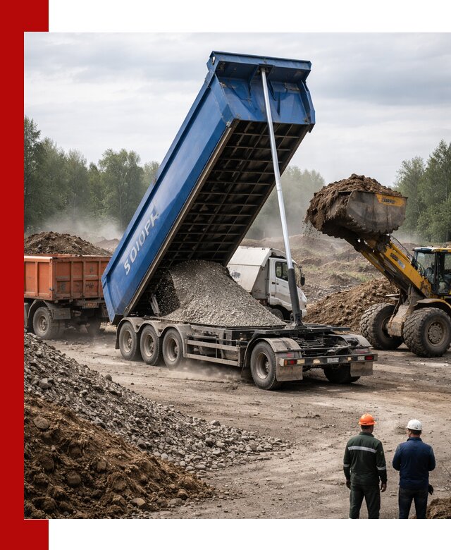 Аренда тонар 40 тонн в Приморско-Ахтарске с доставкой материалов