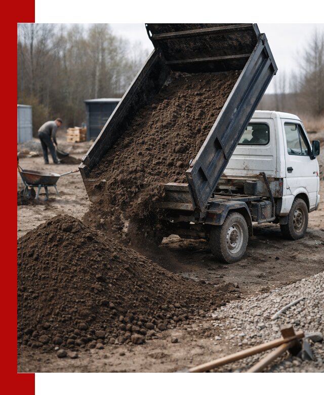 Аренда минисамосвала в Приморско-Ахтарске для доставки сыпучих материалов