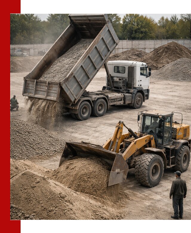 Перевозка сыпучих грузов самосвалами и бортовыми в Приморско-Ахтарске