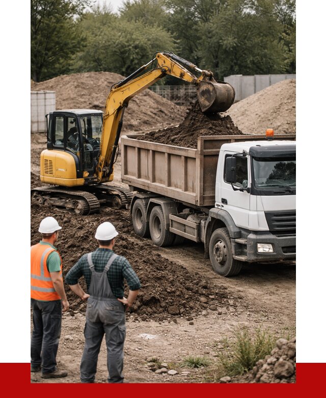 Вывоз грунта в Приморско-Ахтарске от 4562 р. самосвалом | ПРОНЕРУДПрр