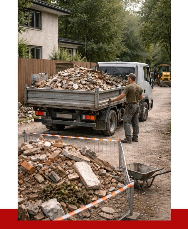 Вывоз строительного мусора с погрузкой в Приморско-Ахтарске от 7604 р | ПРОНЕРУДПрр