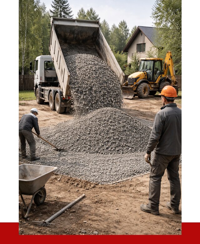 Отсыпка участка щебнем в Приморско-Ахтарске от 6590 р. ПРОНЕРУДПрр