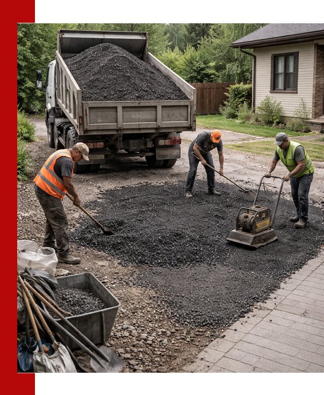 Асфальтовая крошка для двора с доставкой в Приморско-Ахтарске